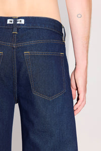 HOPE 'Shake' Low-Waist Wide-Leg Jeans Rinsed Indigo