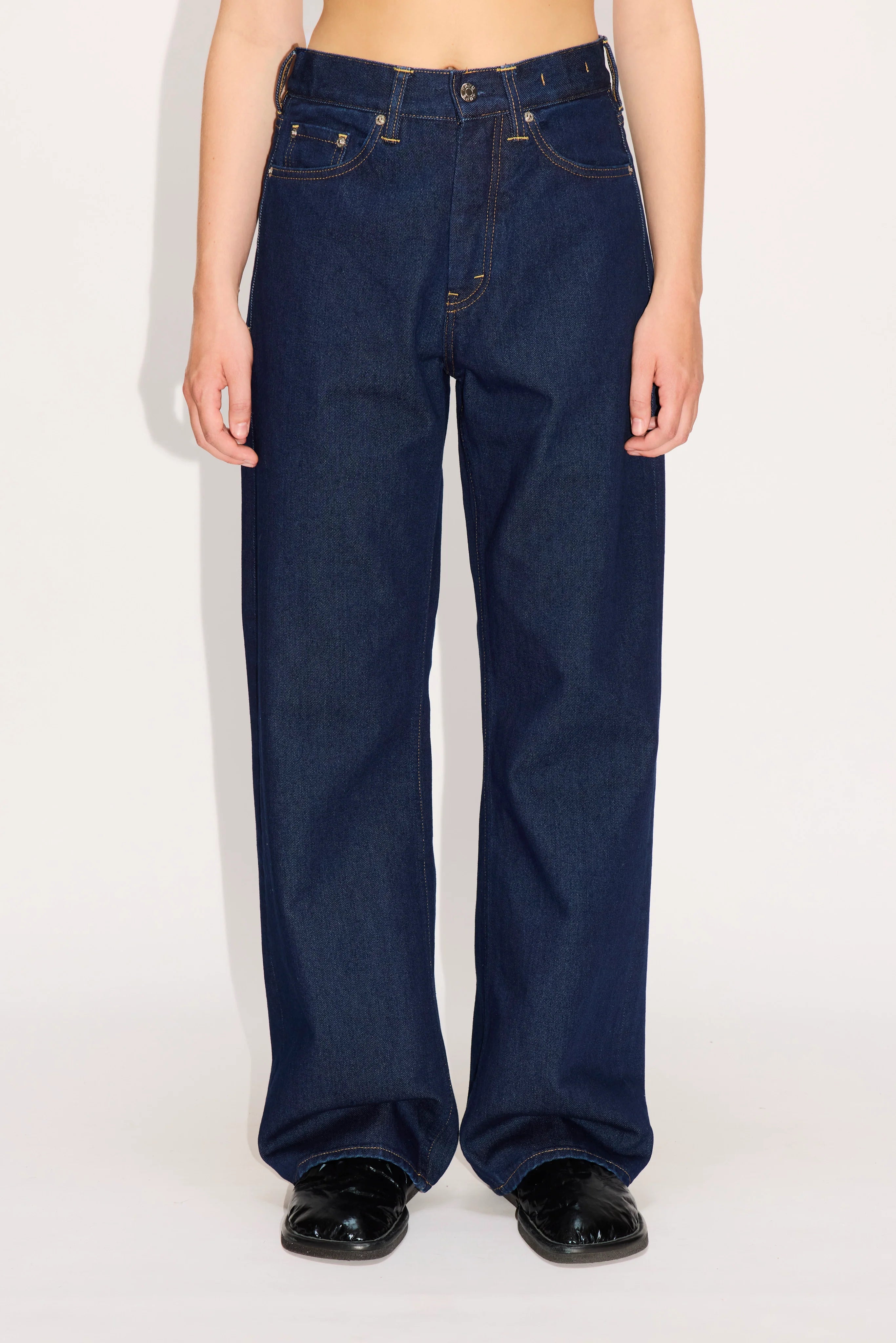 HOPE 'Criss' Loose-Fit Jeans Rinsed Indigo
