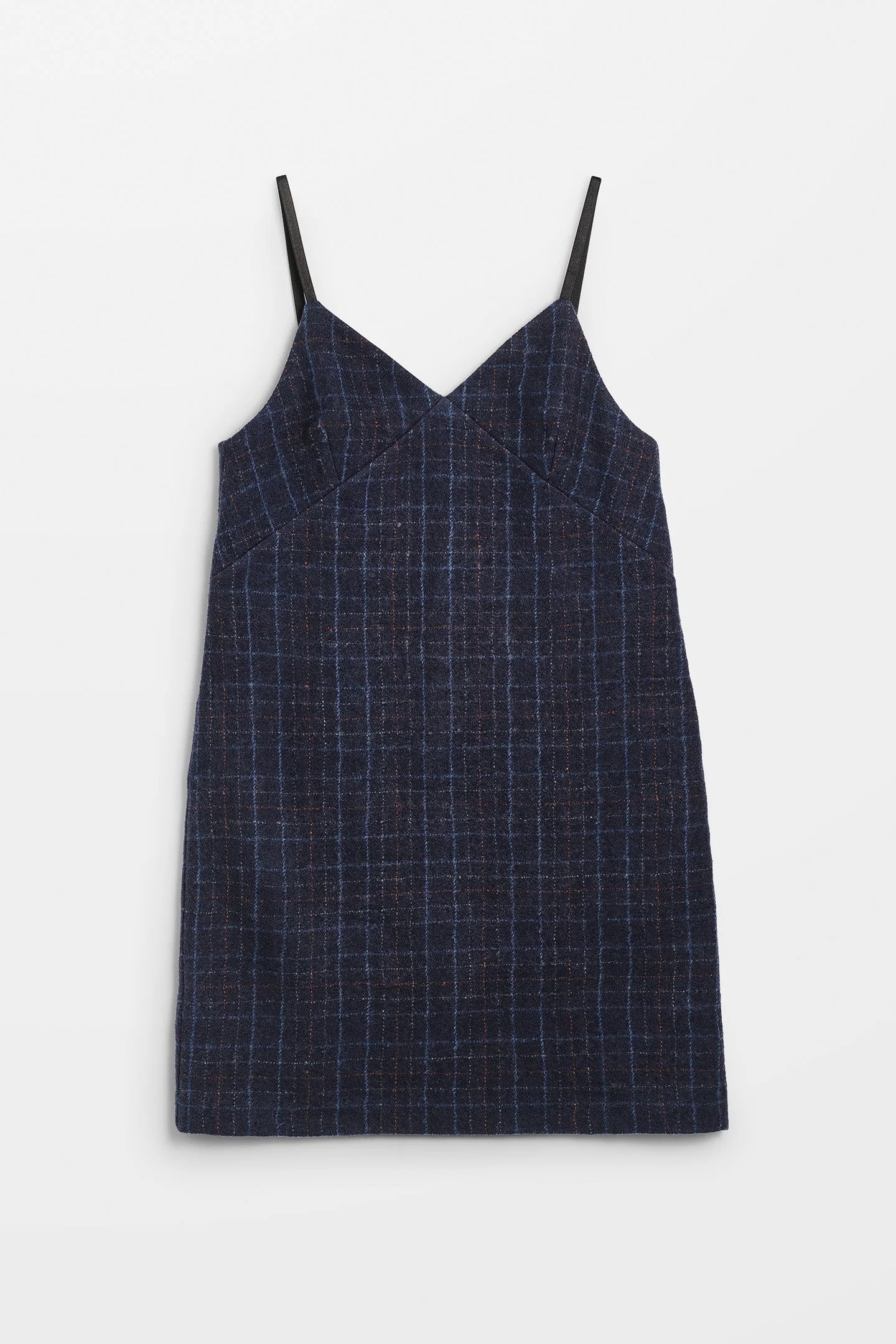 HOPE Slip Dress Navy Check