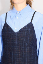 Load image into Gallery viewer, HOPE Slip Dress Navy Check
