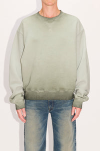 HOPE Oversized Sweatshirt In Green Fade
