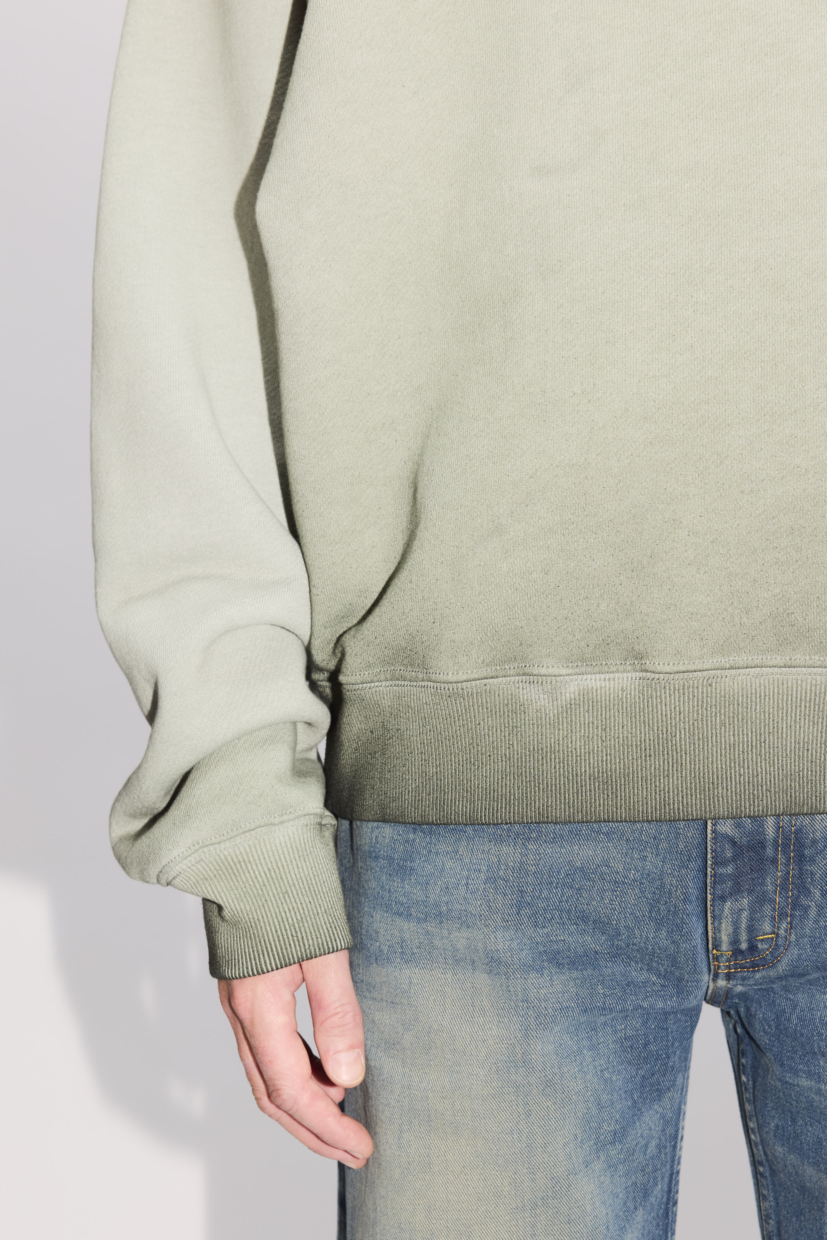 HOPE Oversized Sweatshirt In Green Fade