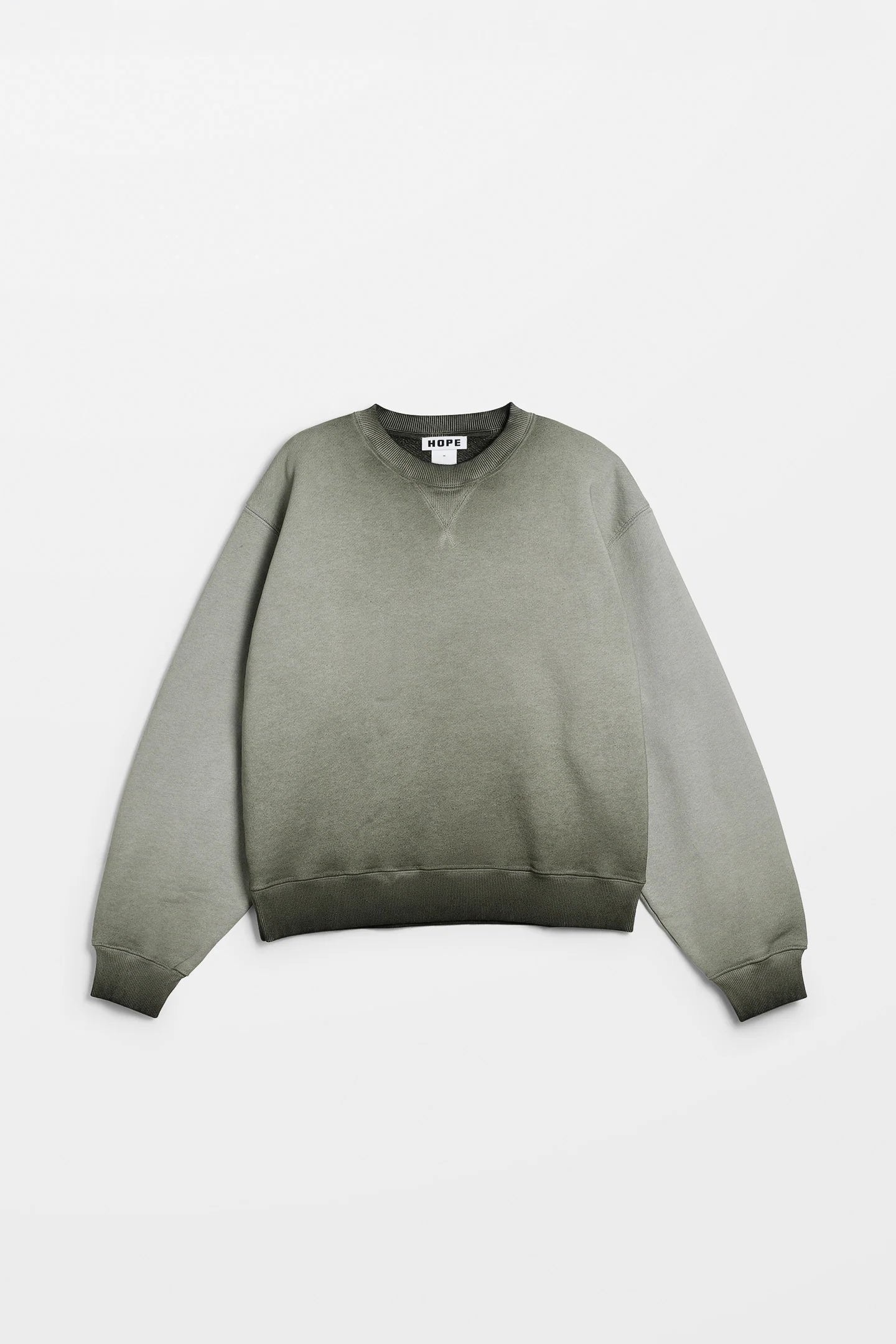 HOPE Oversized Sweatshirt In Green Fade