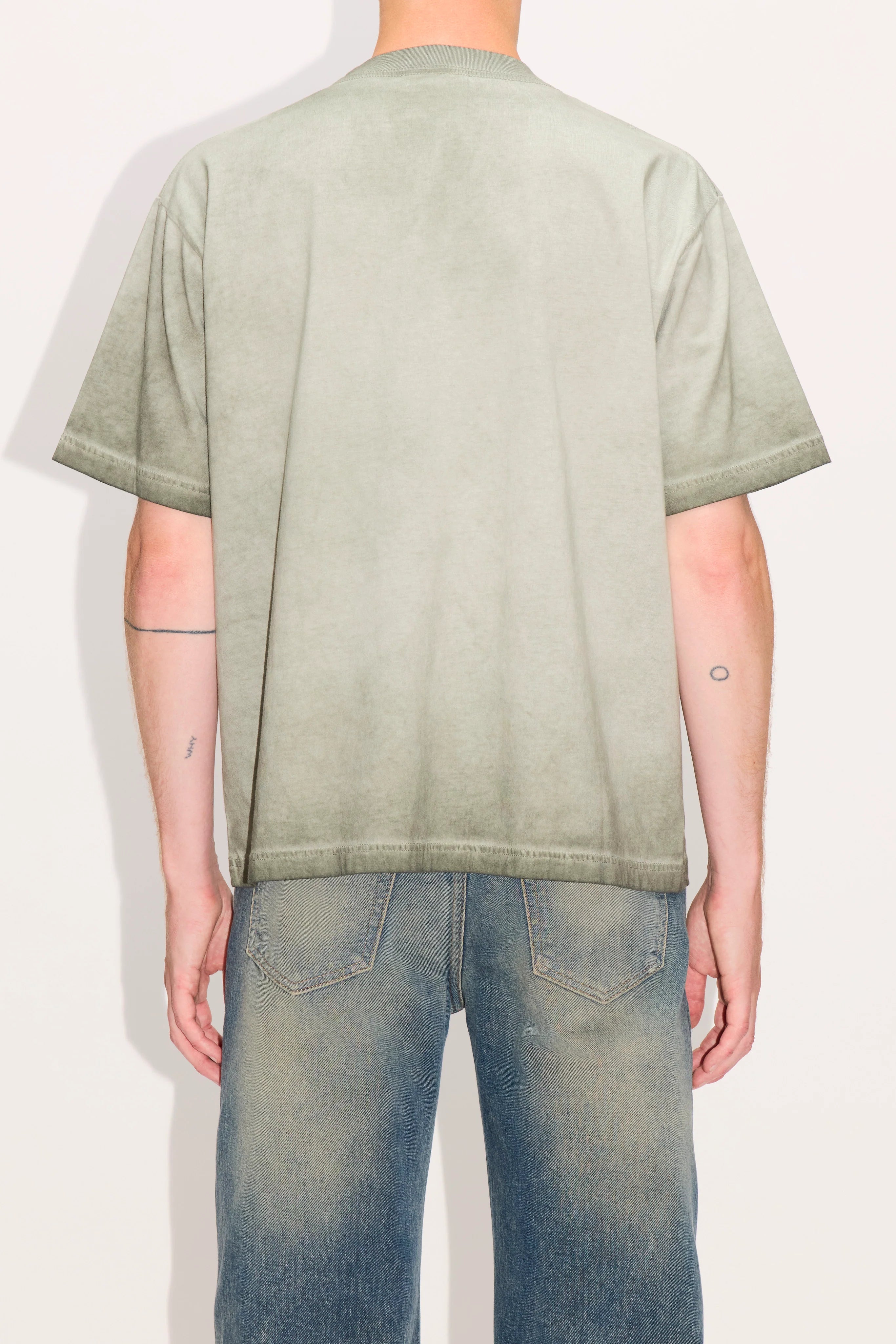 HOPE Boxy T-Shirt In Green Fade