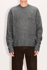 Load image into Gallery viewer, HOPE Relaxed Sweater Dusty Blue Melange
