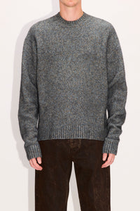 HOPE Relaxed Sweater Dusty Blue Melange