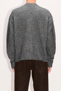 HOPE Relaxed Sweater Dusty Blue Melange