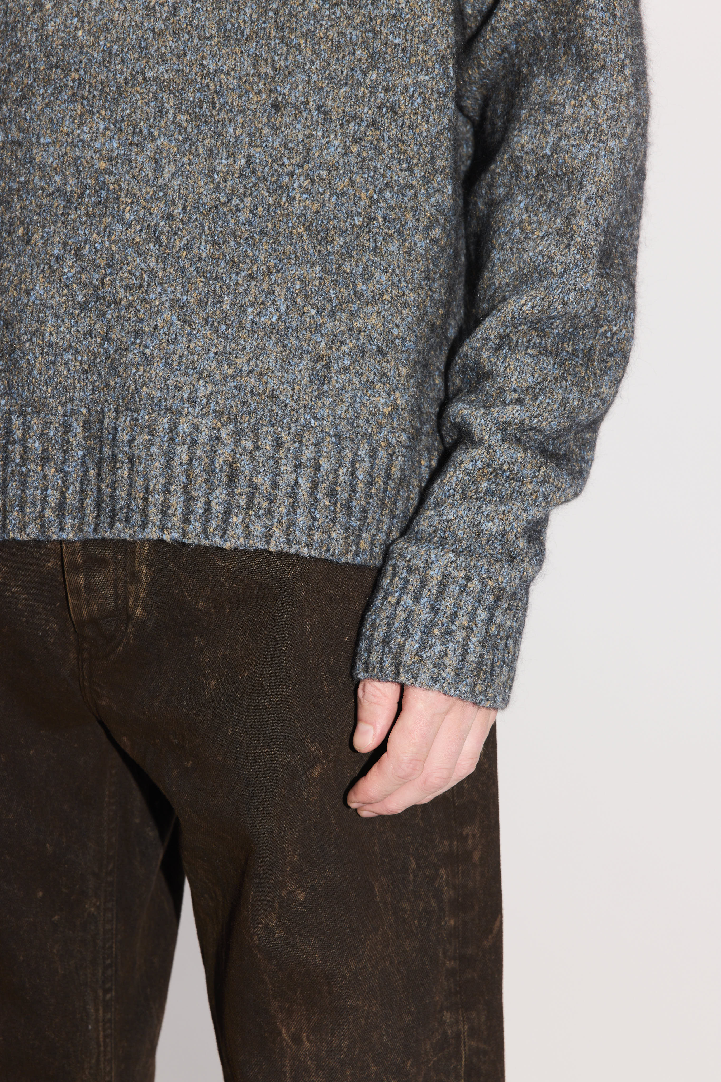 HOPE Relaxed Sweater Dusty Blue Melange