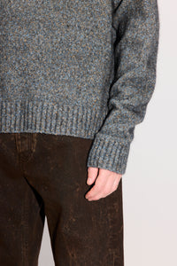 HOPE Relaxed Sweater Dusty Blue Melange