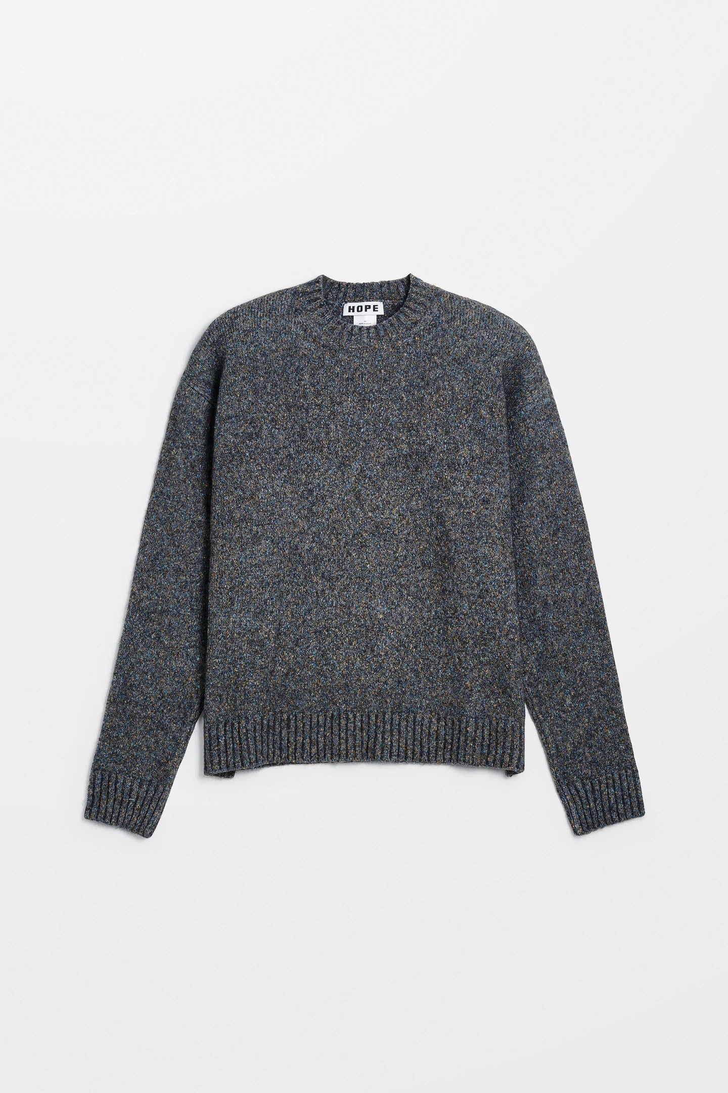 HOPE Relaxed Sweater Dusty Blue Melange