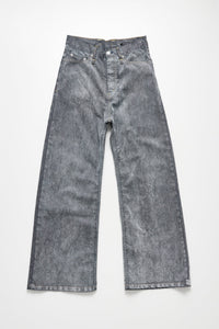 HOPE Wide-Leg Skid Jeans In Grey Flock