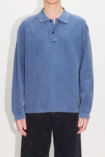 Load image into Gallery viewer, HOPE Defense Sweatshirt In Faded Navy Pique
