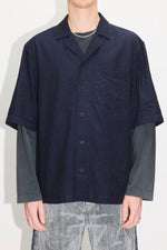 Load image into Gallery viewer, HOPE Blues Shirt In Dark Blue
