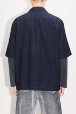 Load image into Gallery viewer, HOPE Blues Shirt In Dark Blue
