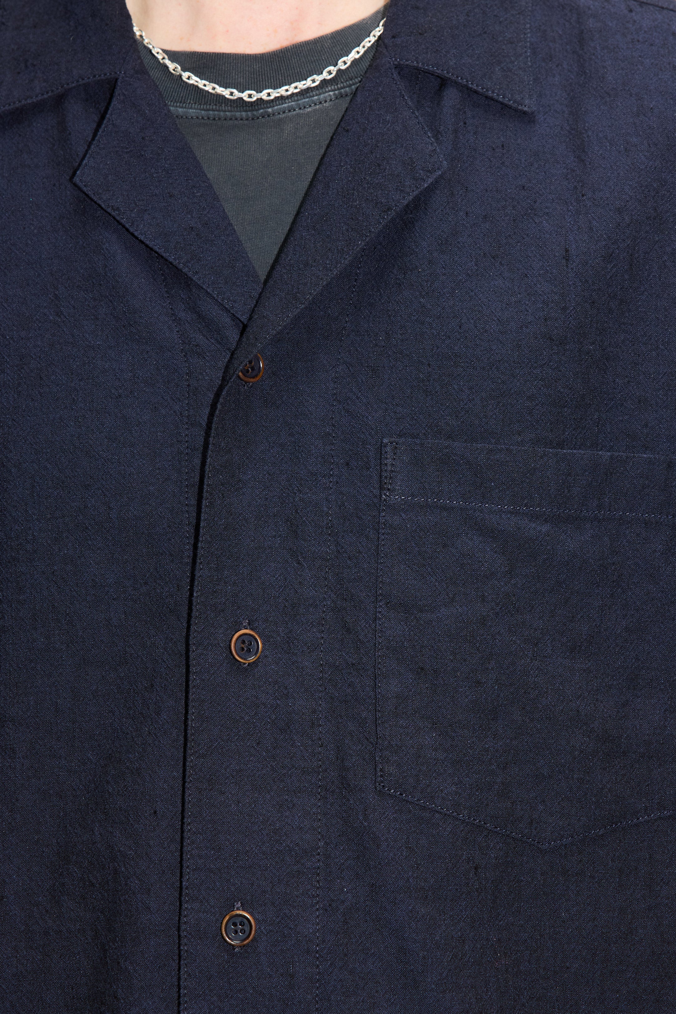 HOPE Blues Shirt In Dark Blue