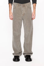 Load image into Gallery viewer, HOPE Loose-Fit Corduroy Jeans Light Beige
