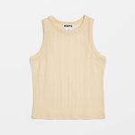 Load image into Gallery viewer, HOPE Tank Top In Ecru Laced Jersey
