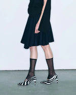 Load image into Gallery viewer, Façon Jacmin 'Jamelia' Skirt Navy Stripes
