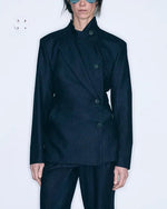 Load image into Gallery viewer, Façon Jacmin 'Verona' Jacket Navy Stripes
