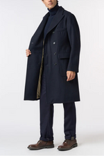 Load image into Gallery viewer, L'impermeabile Alain New Loden Coat 220 Blue
