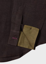 Load image into Gallery viewer, Paul Smith Linen Shirt Dark Brown
