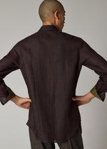 Load image into Gallery viewer, Paul Smith Linen Shirt Dark Brown
