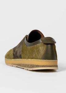 Paul Smith Khaki Leather 'Zephyr' Trainers