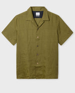 Load image into Gallery viewer, Paul Smith Piece-Dyed Linen Shirt Khaki
