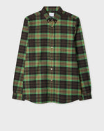 Load image into Gallery viewer, Paul Smith Check Cotton Shirt Green Brown
