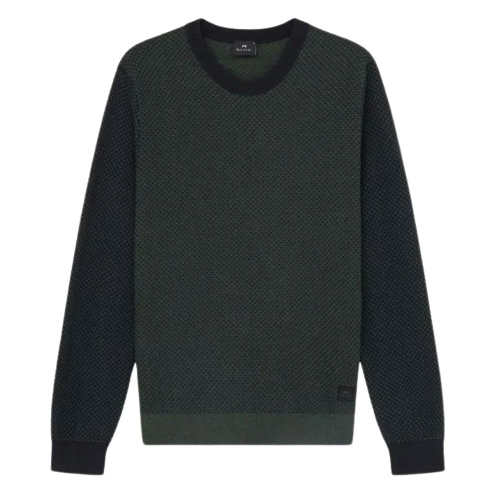 Paul Smith Cotton And Wool Sweater With Lacing