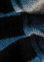 Load image into Gallery viewer, Paul Smith Space-Dye Intarsia Sweater Black Blue
