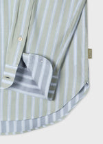 Load image into Gallery viewer, Paul Smith Double-Sided Stripe Cotton Shirt Light Green
