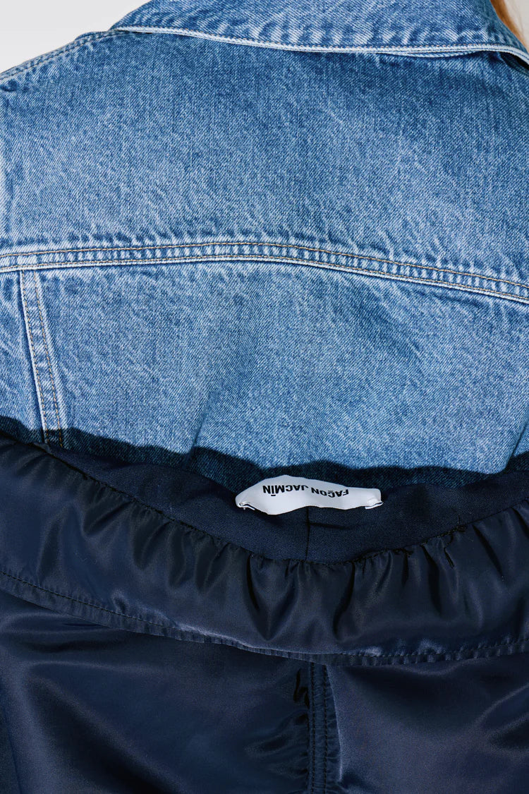 Façon Jacmin 'Mathilde' Bomber Blue