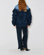 Load image into Gallery viewer, Façon Jacmin &#39;Mathilde&#39; Bomber Blue
