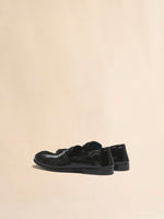 Load image into Gallery viewer, Marni Leather Tassel Loafer With Collapsible Heel Black
