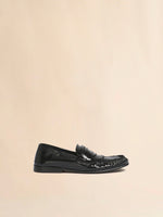 Load image into Gallery viewer, Marni Leather Tassel Loafer With Collapsible Heel Black
