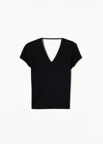 Load image into Gallery viewer, Plan C V-Neck Ribbed Knit Top
