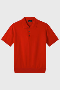 A.P.C. Red Polo Shirt