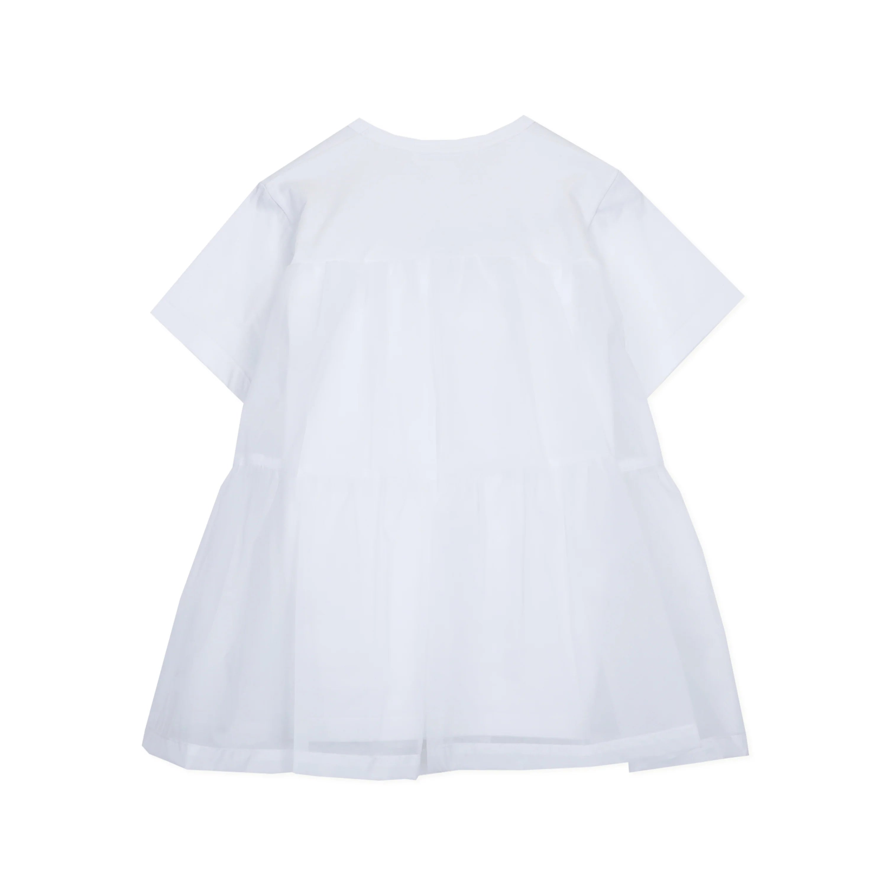 Comme Des Garçons Nylon Gathered Tier T-Shirt