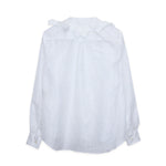 Load image into Gallery viewer, Comme Des Garçons White Tafetta Bow Collar Blouse
