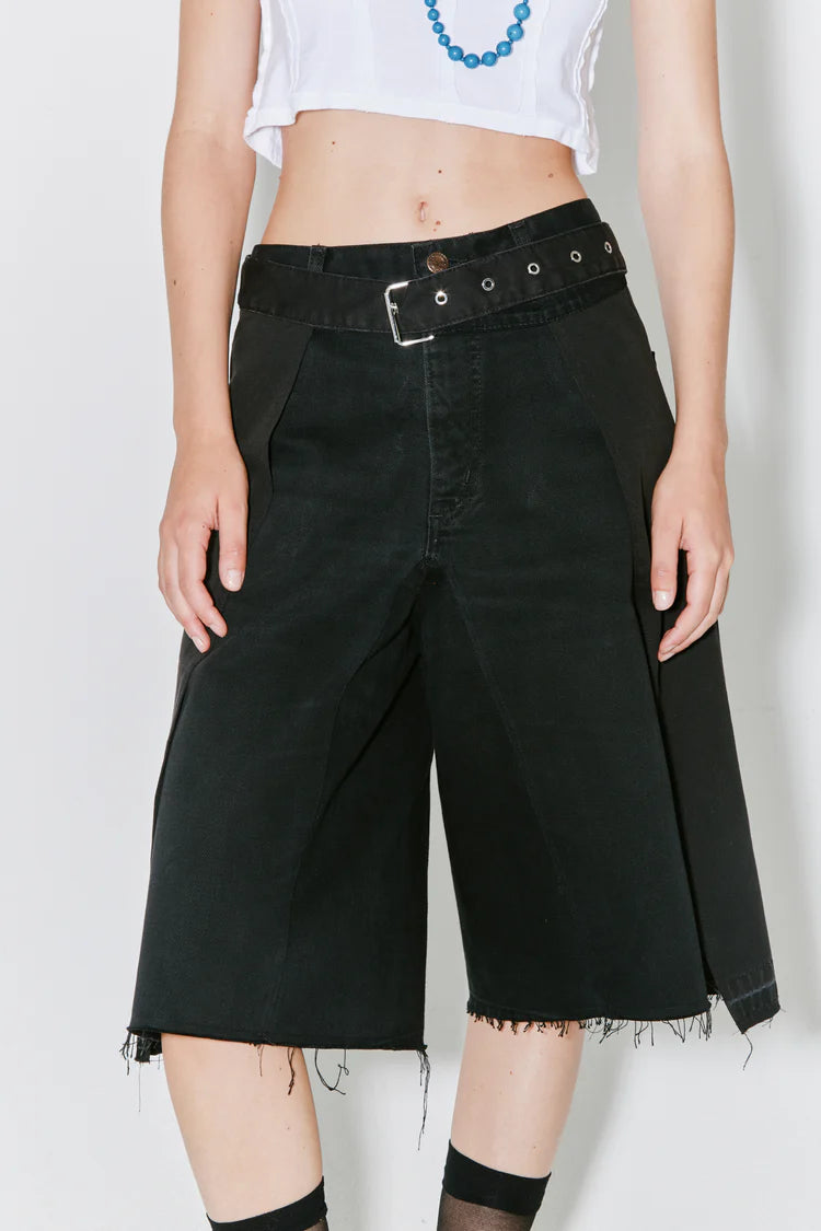 Façon Jacmin Paci Shorts Upcycled Denim Black