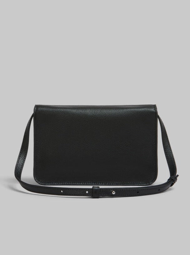 Marni Black Leather Shoulder Bag