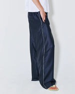 Load image into Gallery viewer, Façon Jacmin Pieter Pants Navy White Stripes
