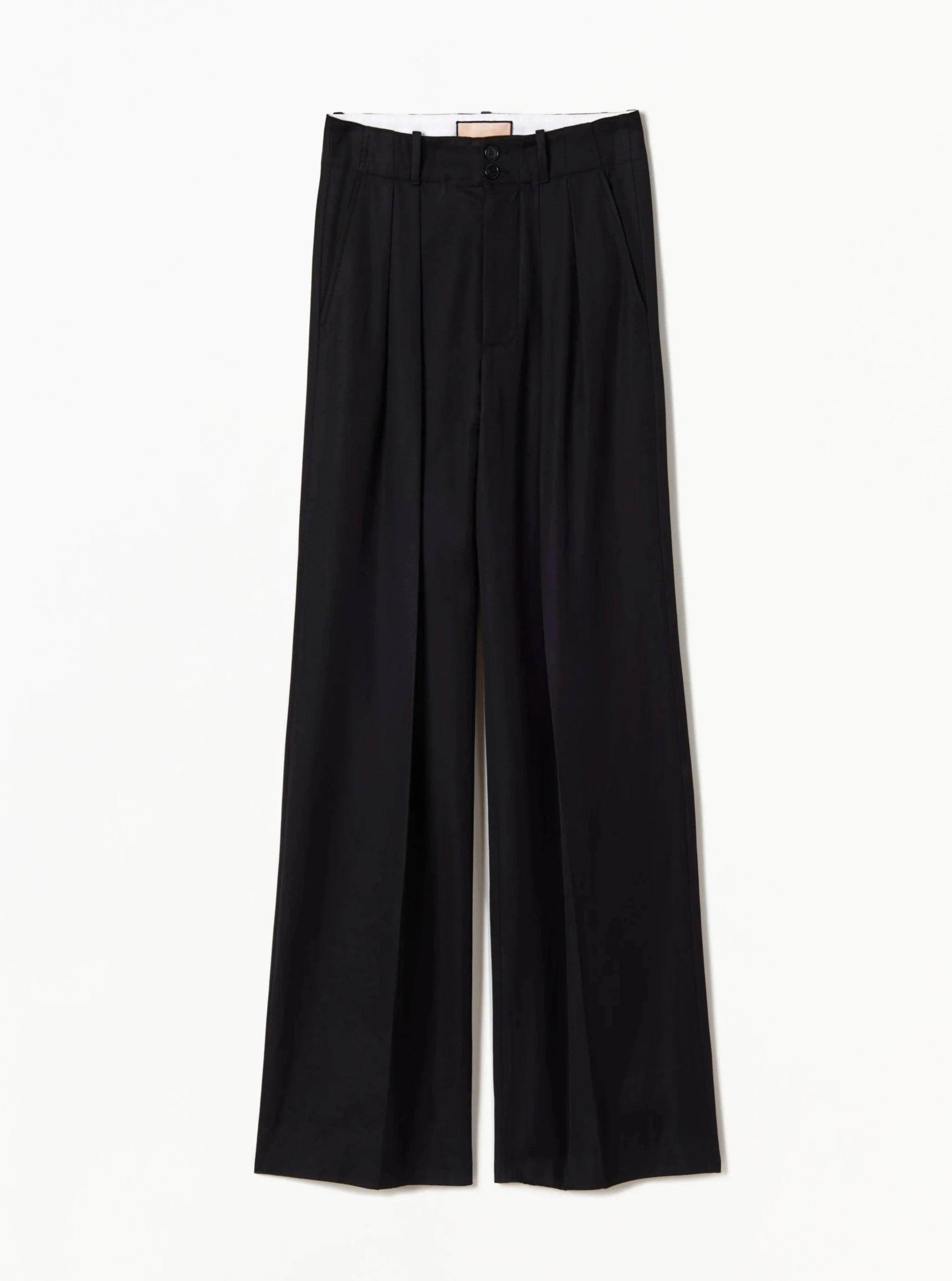 PLAN C Wide Leg Trousers