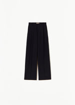 Load image into Gallery viewer, Plan-C Blue Wool Wide Leg Trousers
