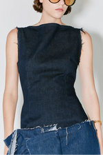 Load image into Gallery viewer, Façon Jacmin Roda Dress Blue
