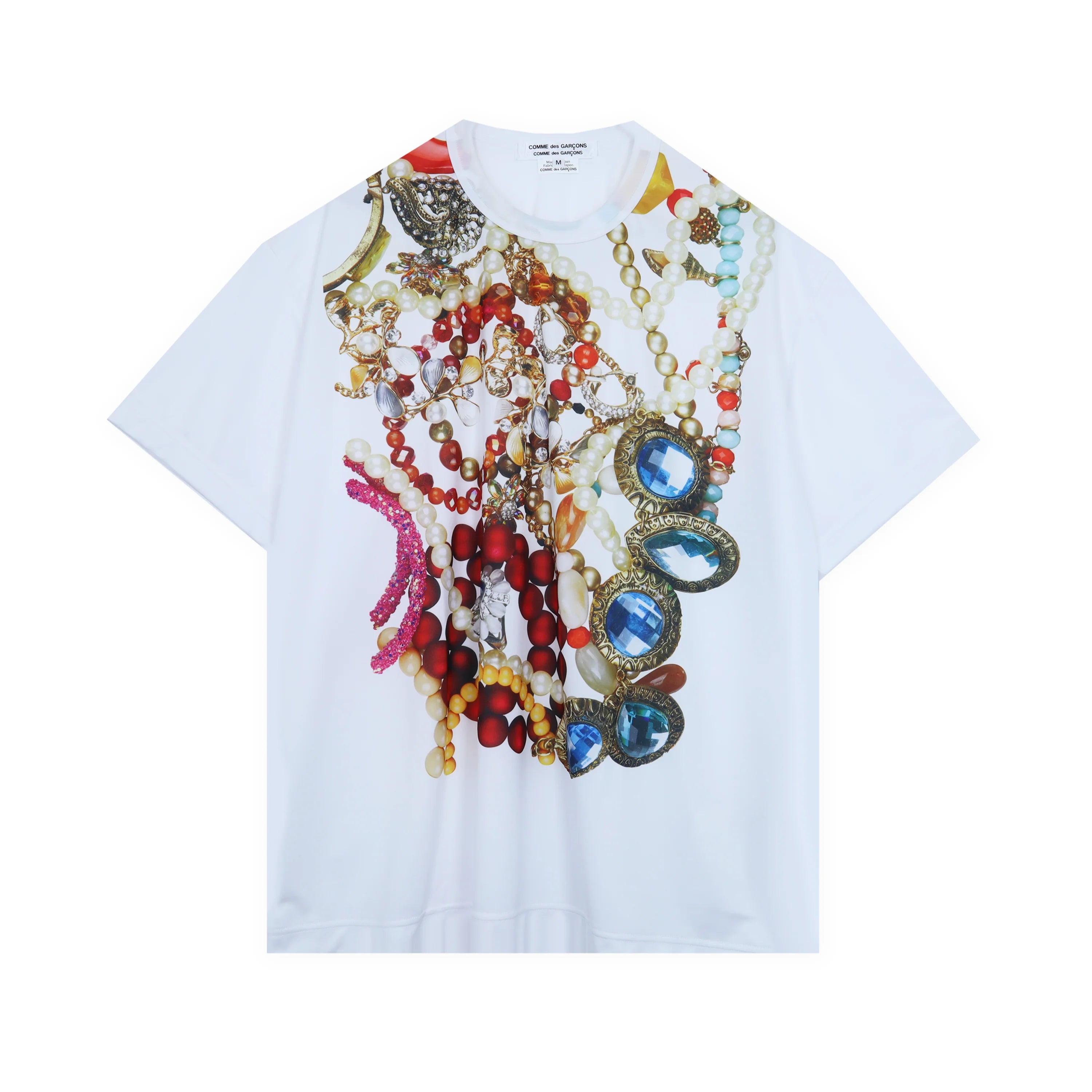Comme Des Garçons Pattern 2 Necklace Print T-Shirt