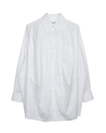 Load image into Gallery viewer, Comme des Garçons Cotton Curve Panel Shirt White
