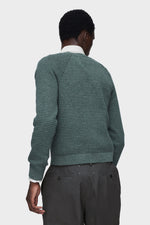 Load image into Gallery viewer, Maison Margiela Wool Blend V-Neck Sweater Green

