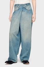 Load image into Gallery viewer, Maison Margiela Wrap Denim Jeans Faded Blue
